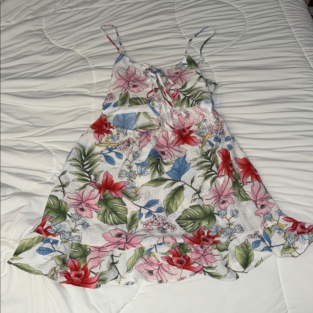 Floral mini dress